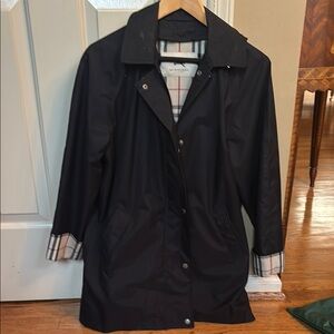 Burberry Women's Black Rain Jacket
